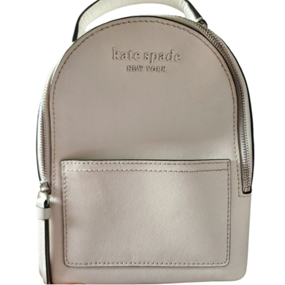 Preowned Kate Spade White Mini Backpack